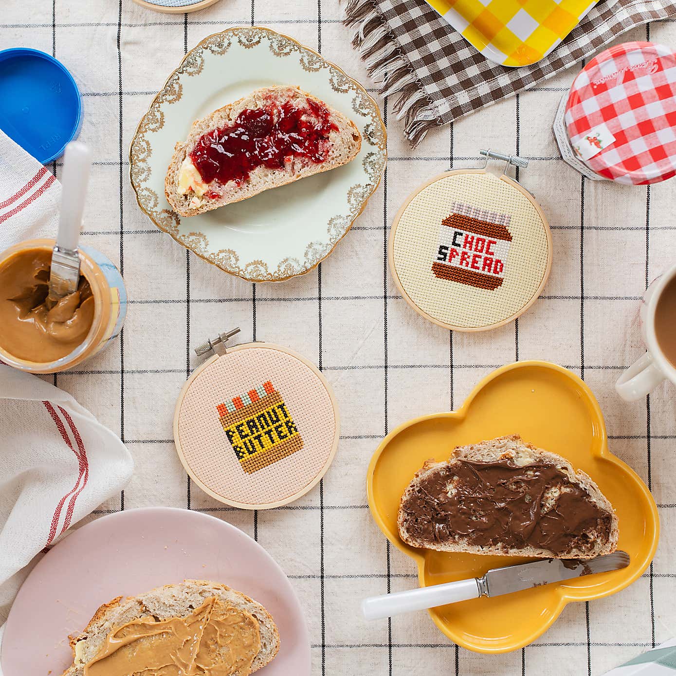 Cotton Clara Choc Spread Cross Stitch Kit