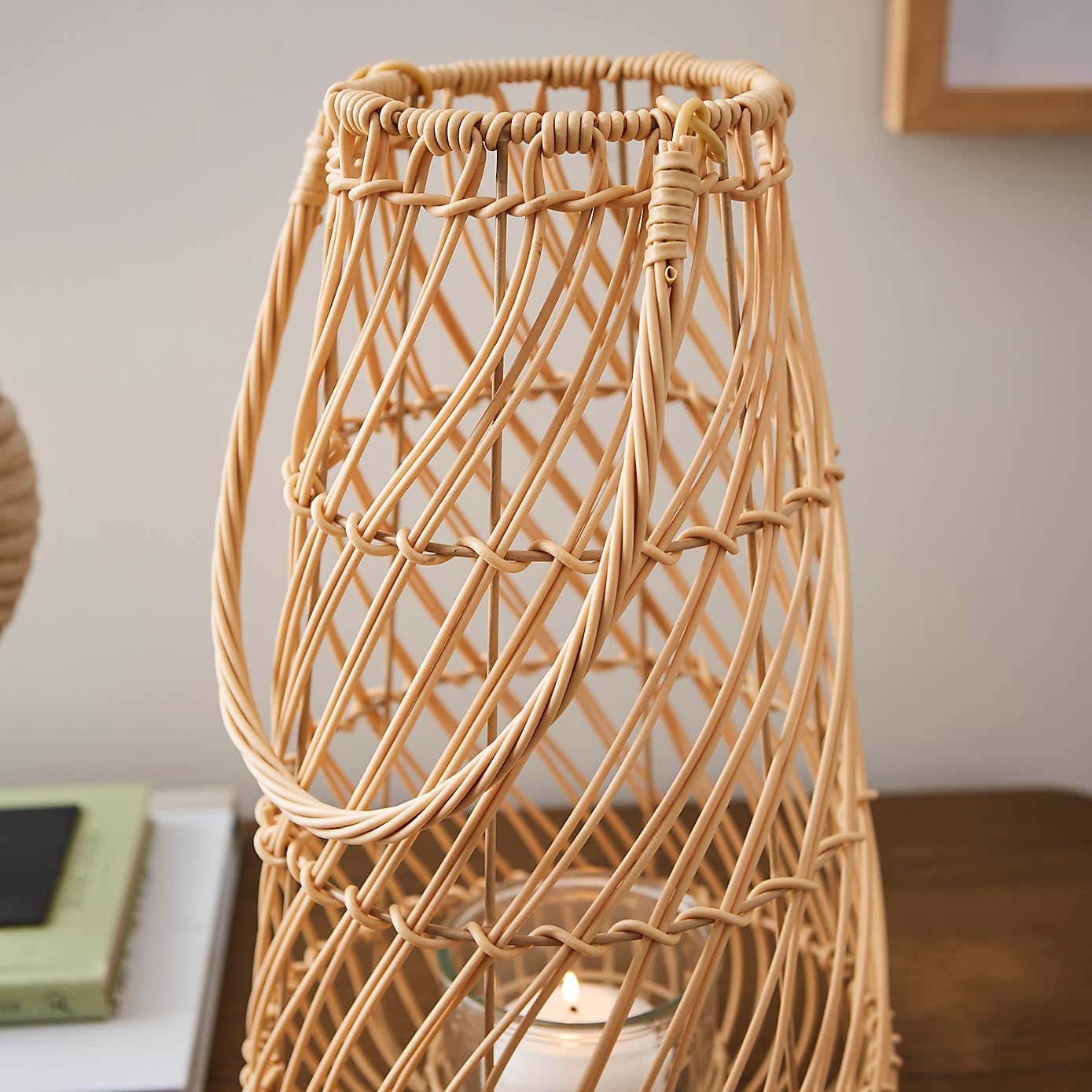 Large Rattan Lantern