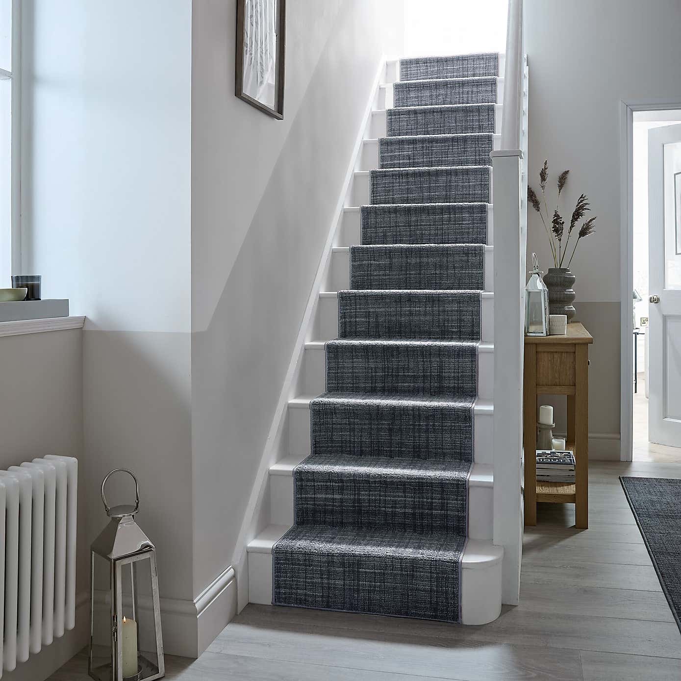 Clifton Boucle Washable Stair Runner