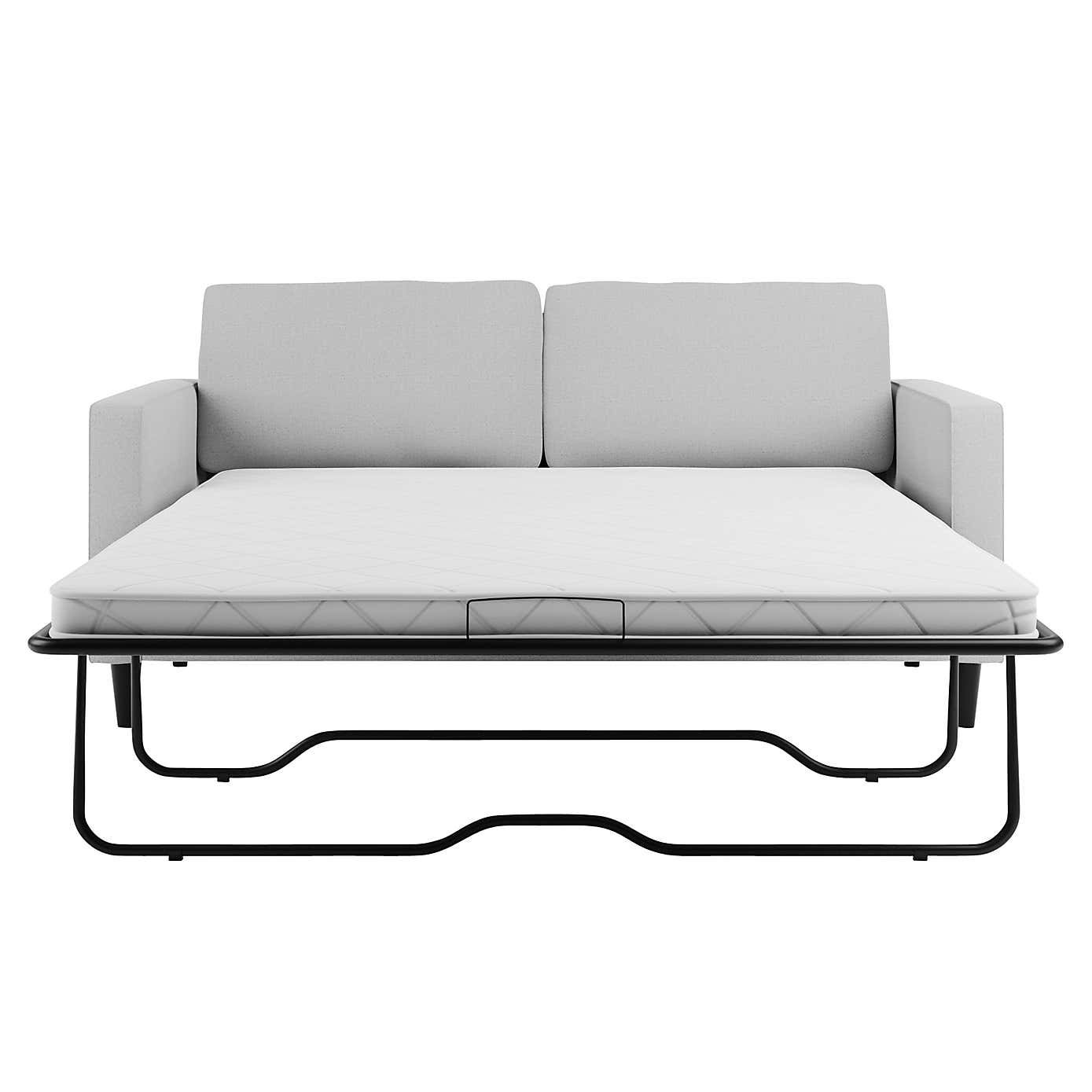Zoe Light Grey Boucle 3 Seater Double Sofa Bed