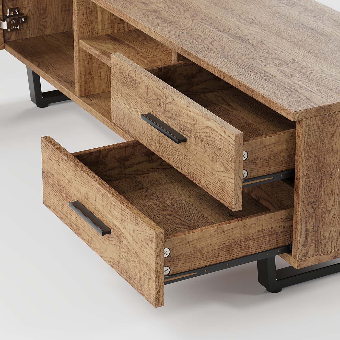 Freddie TV Unit Oak Effect