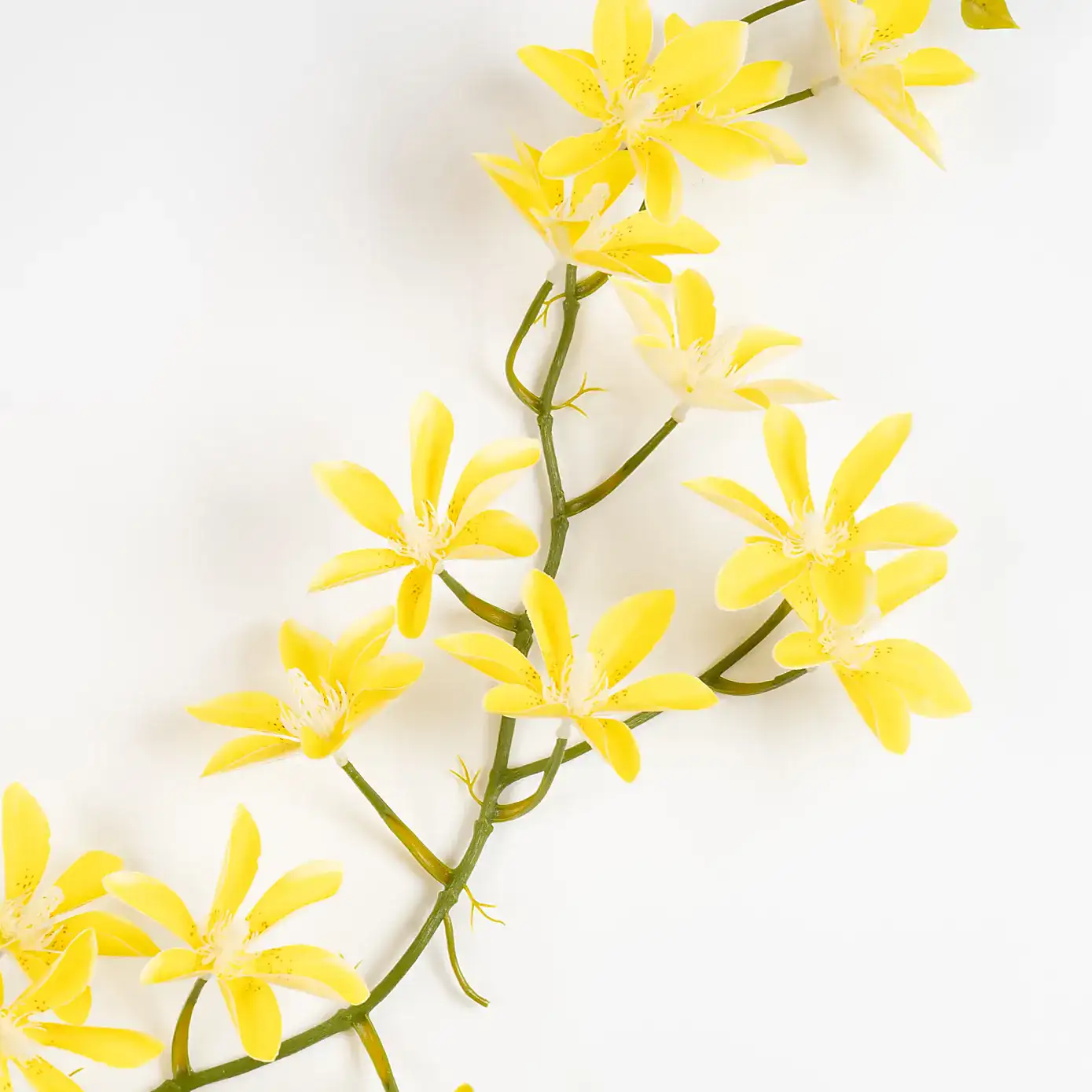 Set of 2 Artificial Magnolia Star Flower Garlands