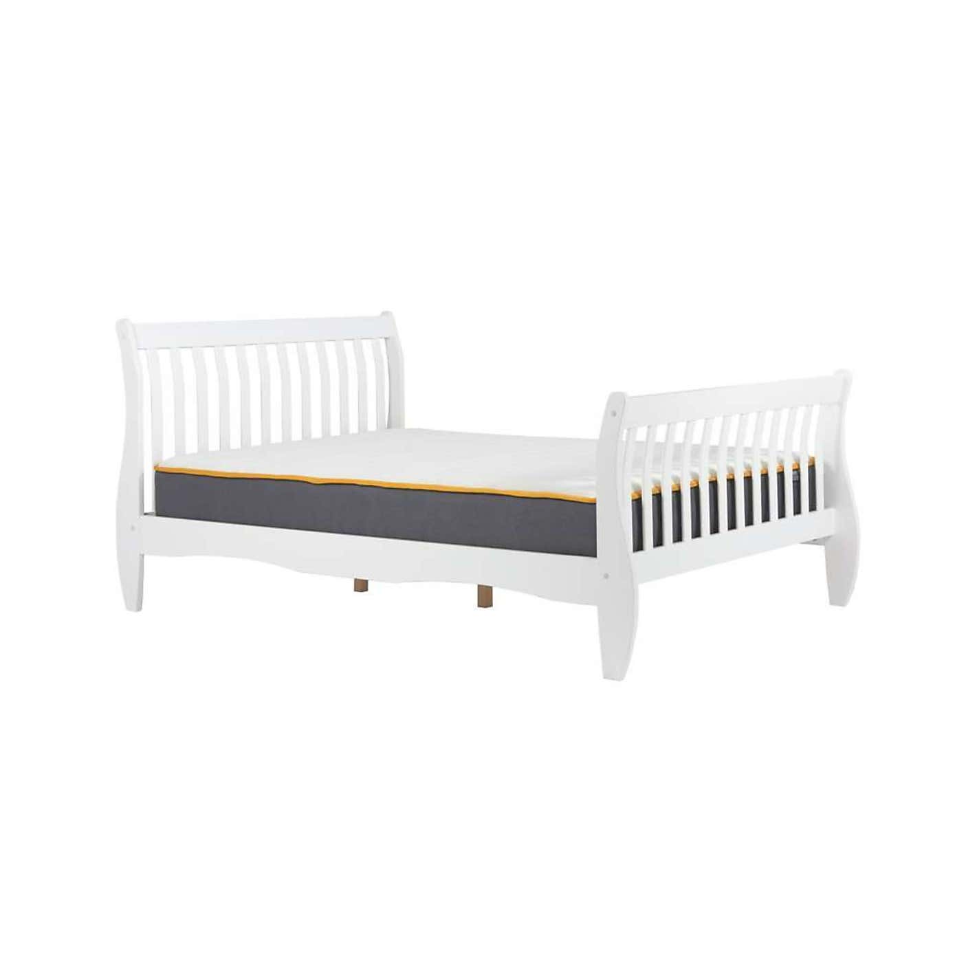 Belford Wooden Bed Frame, White