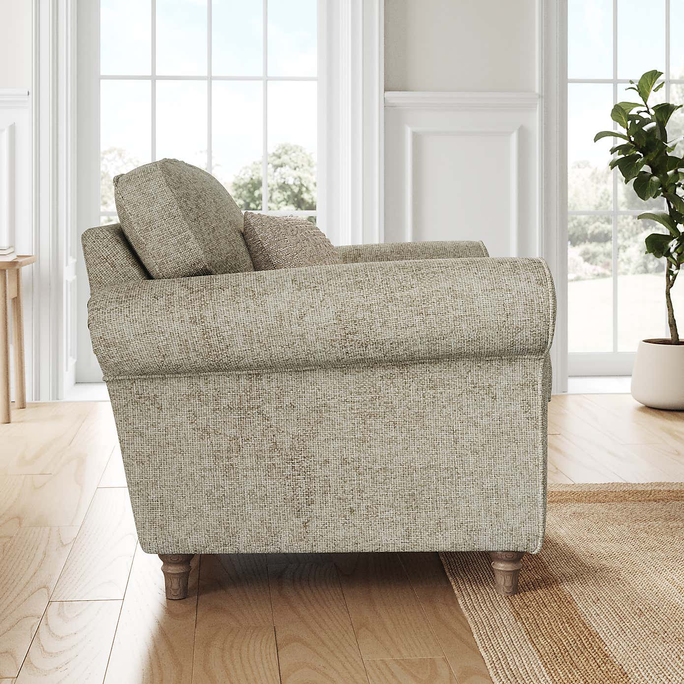 Flori Armchair, Chunky Chenille