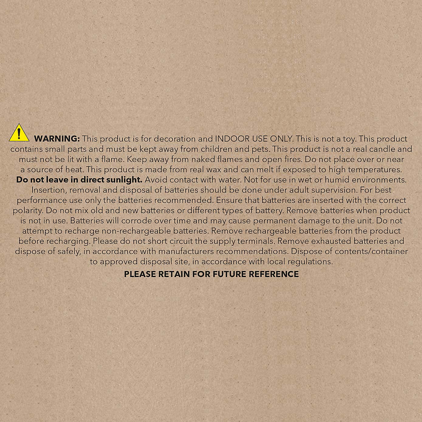 Set of 3 Black Pepper & Sandalwood LED Pillar Candles