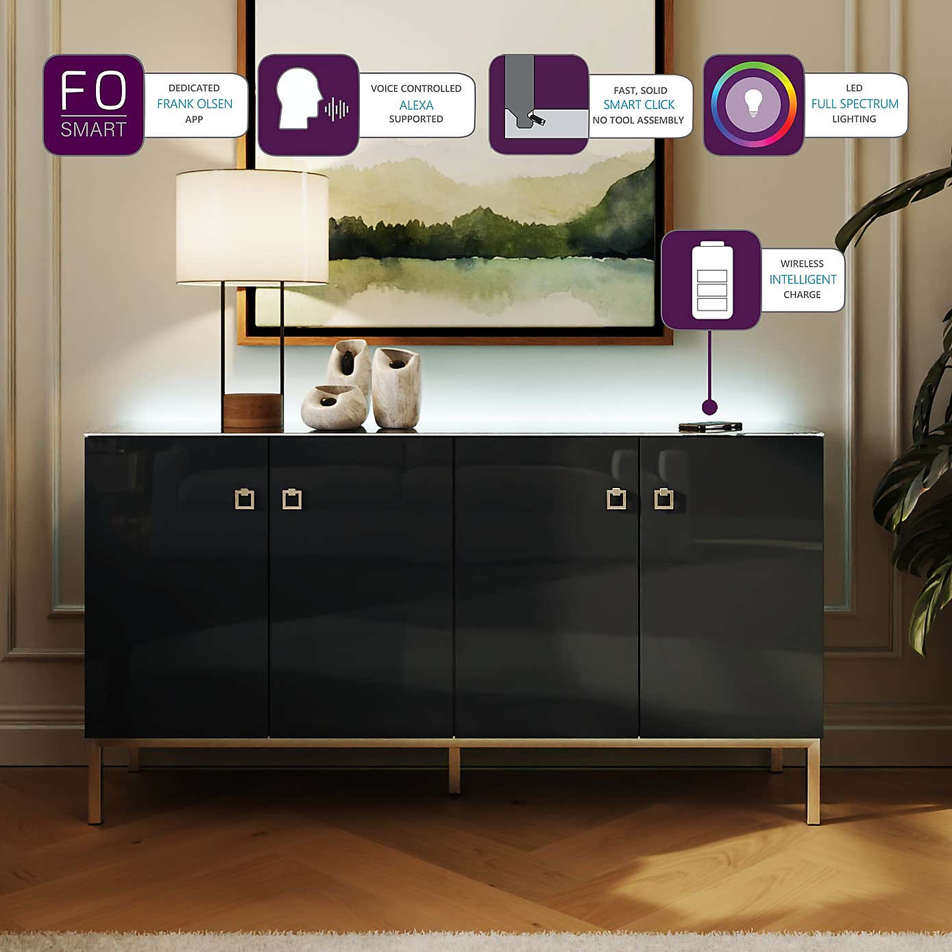 Lyra Large Smart Sideboard