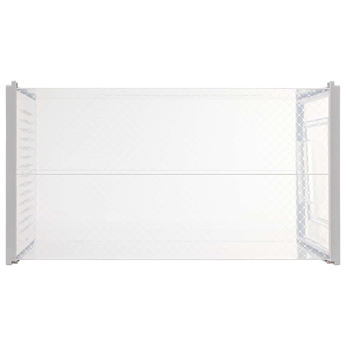 Set of 2 Stackable Clear Shoe Boxes