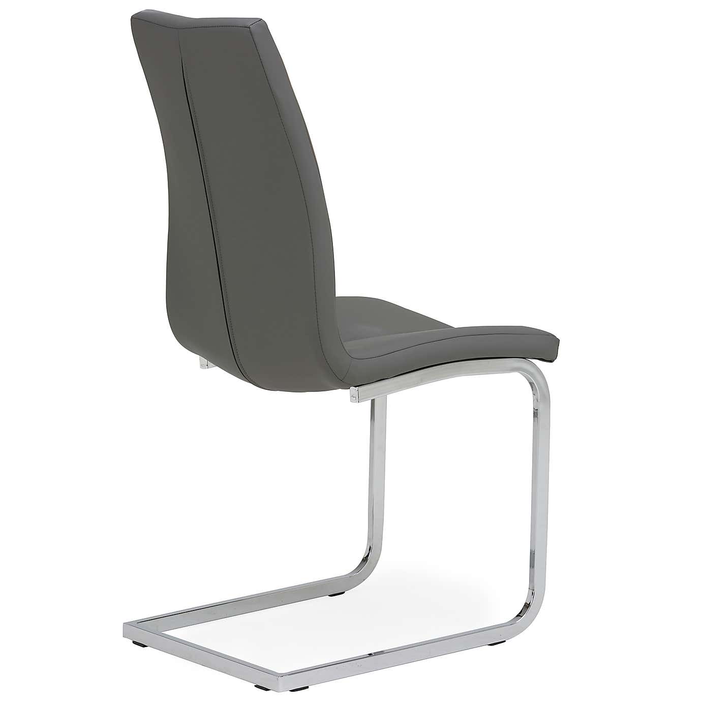 Set of 2 Jamison Dining Chairs, Faux Leather