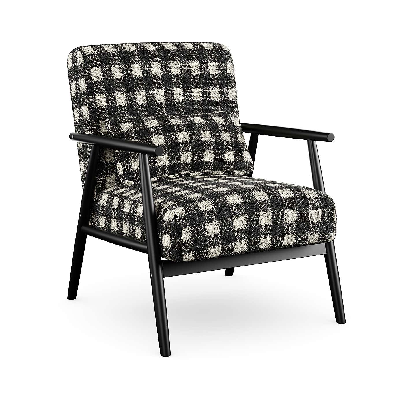 Alpine Boucle Spindle Accent Chair