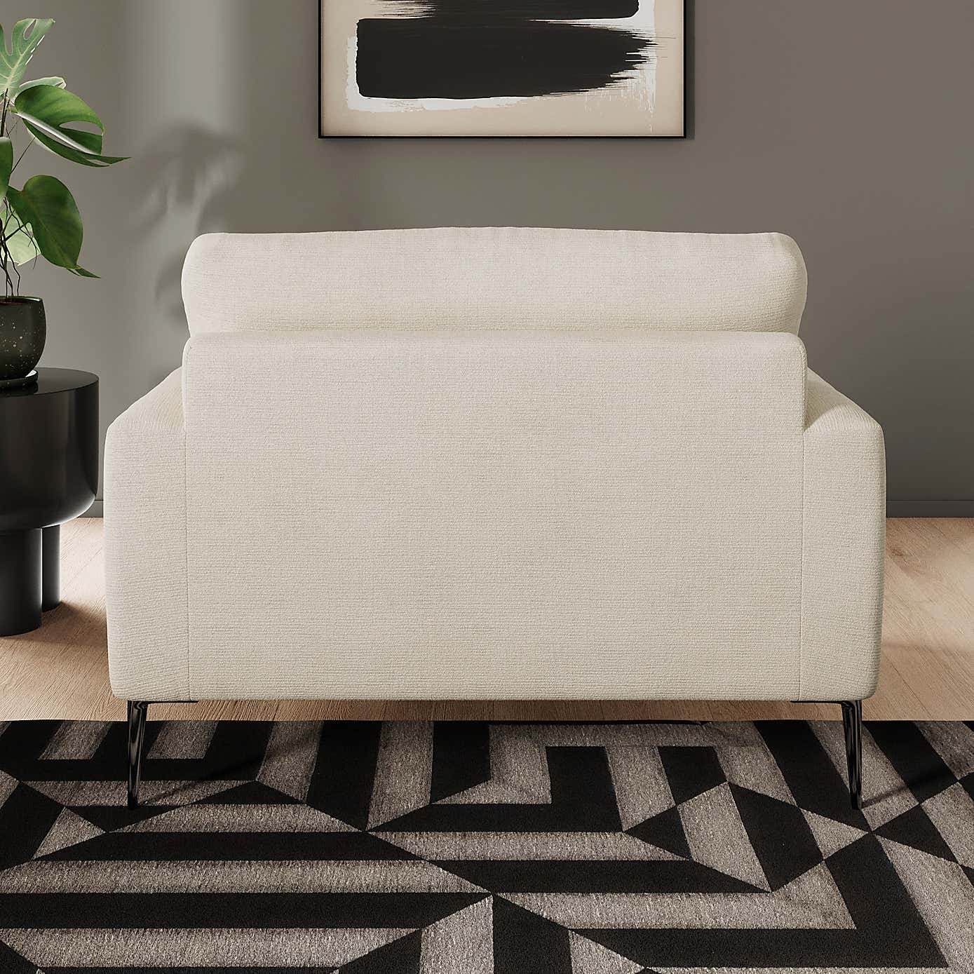Lawson Chunky Tonal Weave Snuggle Chair
