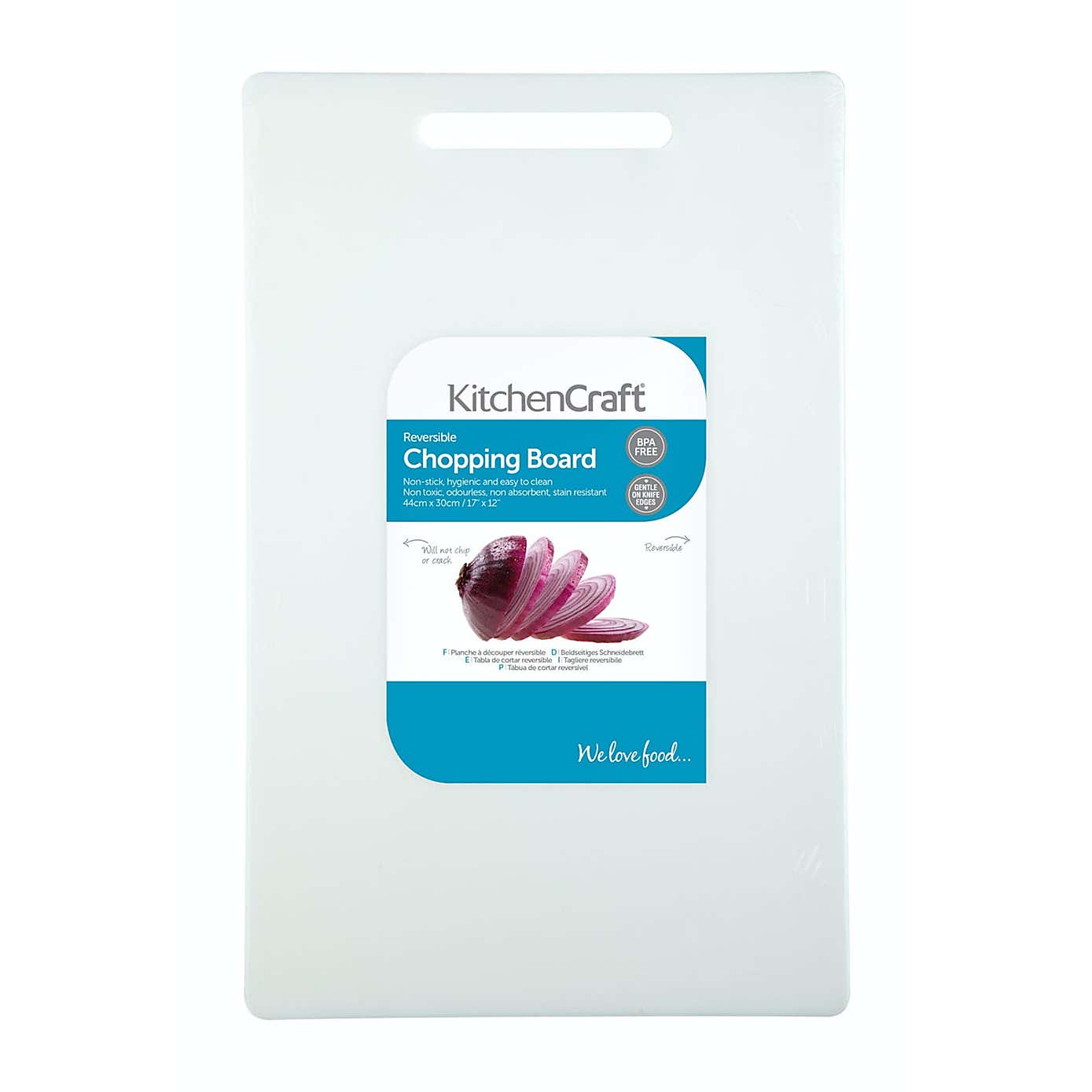 KitchenCraft Non-Stick Plastic Extra-Large Chopping Board