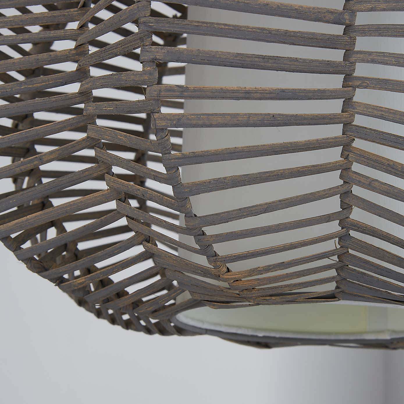 Weave Wicker Natural Easy Fit Pendant Shade