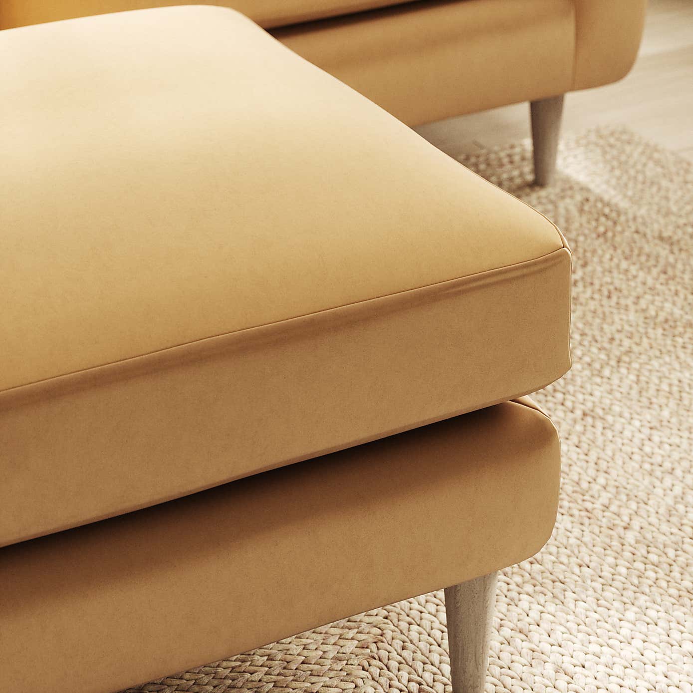 Sven Opulent Velvet Footstool