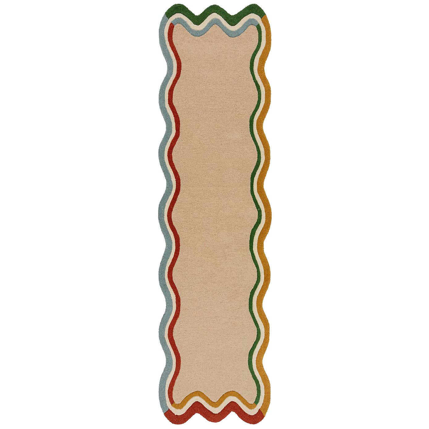 Elements Wave Border Wool Runner