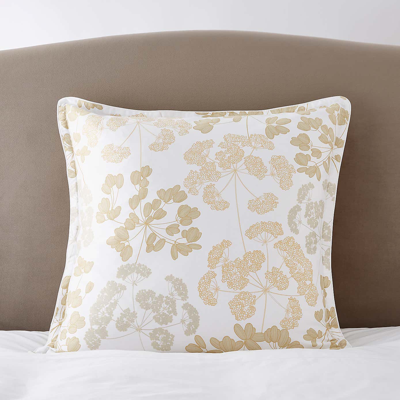 Dorma Daylesford Floral 100% Cotton Continental Square Pillowcase