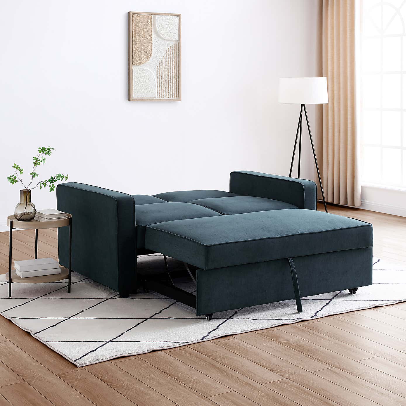Kayden Fabric Pop Up 2 Seater Double Sofa Bed