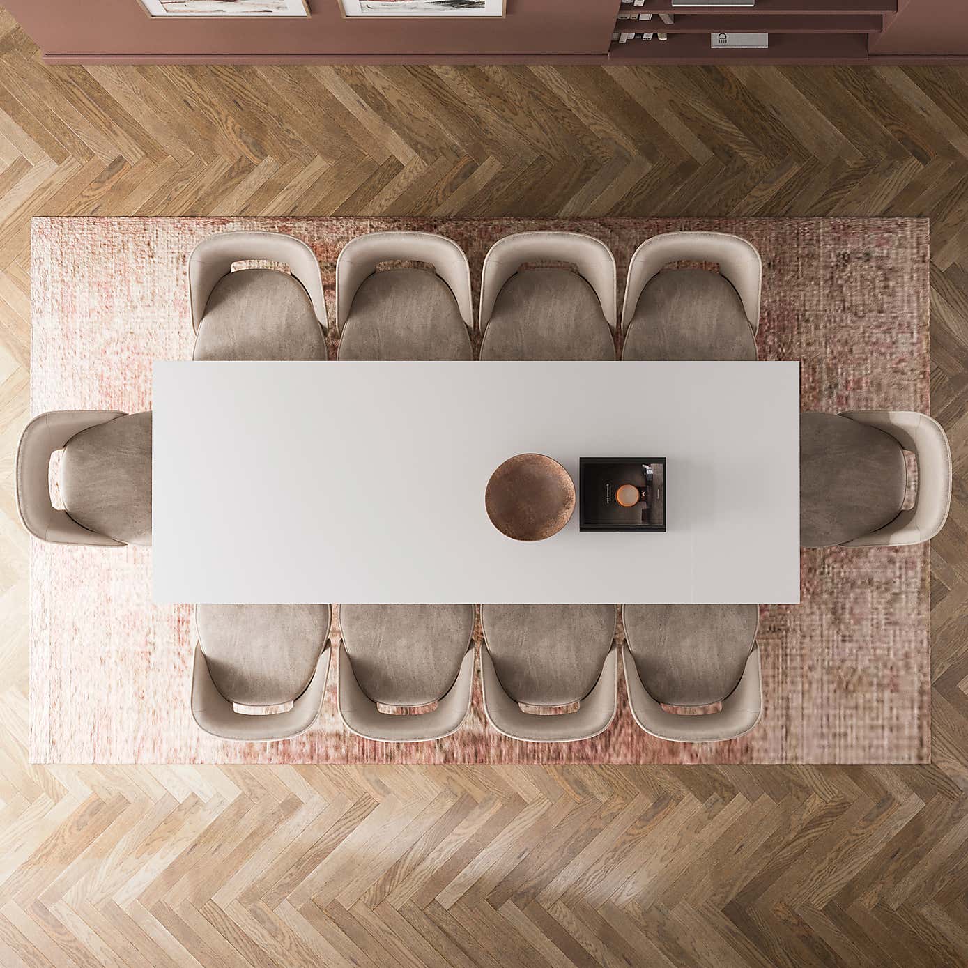 Harlington 8-10 Seater Extendable Dining Table