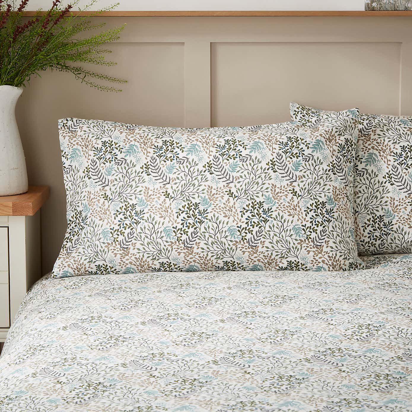 Woodland Tale Brushed Cotton Duvet Cover and Pillowcase Set