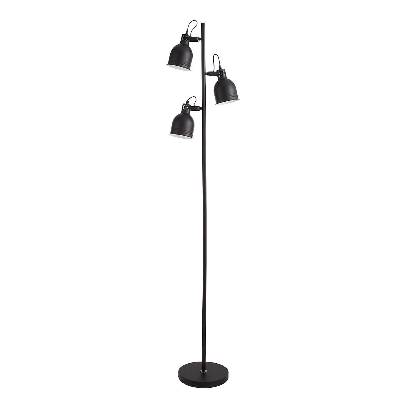 Issac 3 Light Floor Lamp