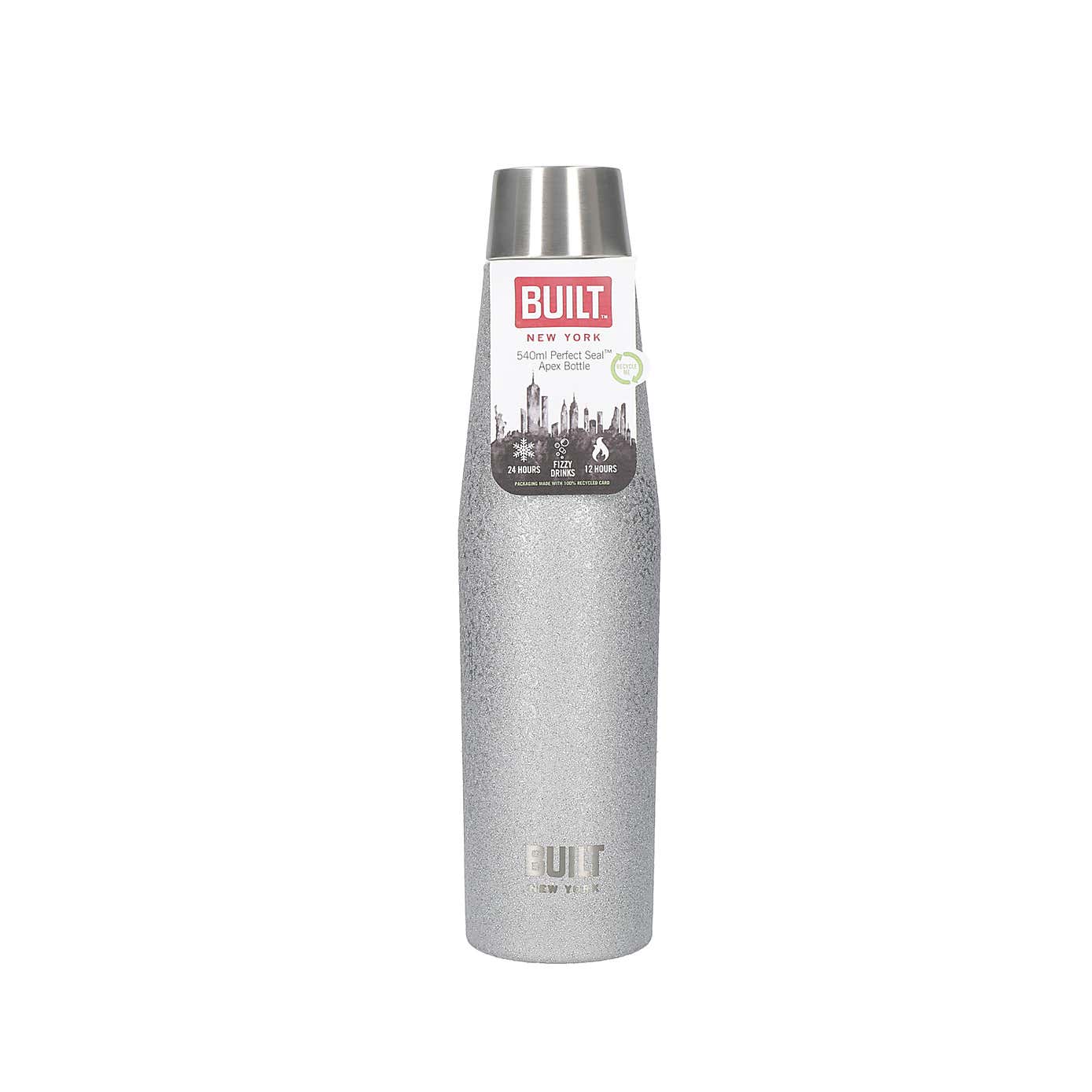 Built Stainless Steel Leakproof Insulated Glitter Water Bottle