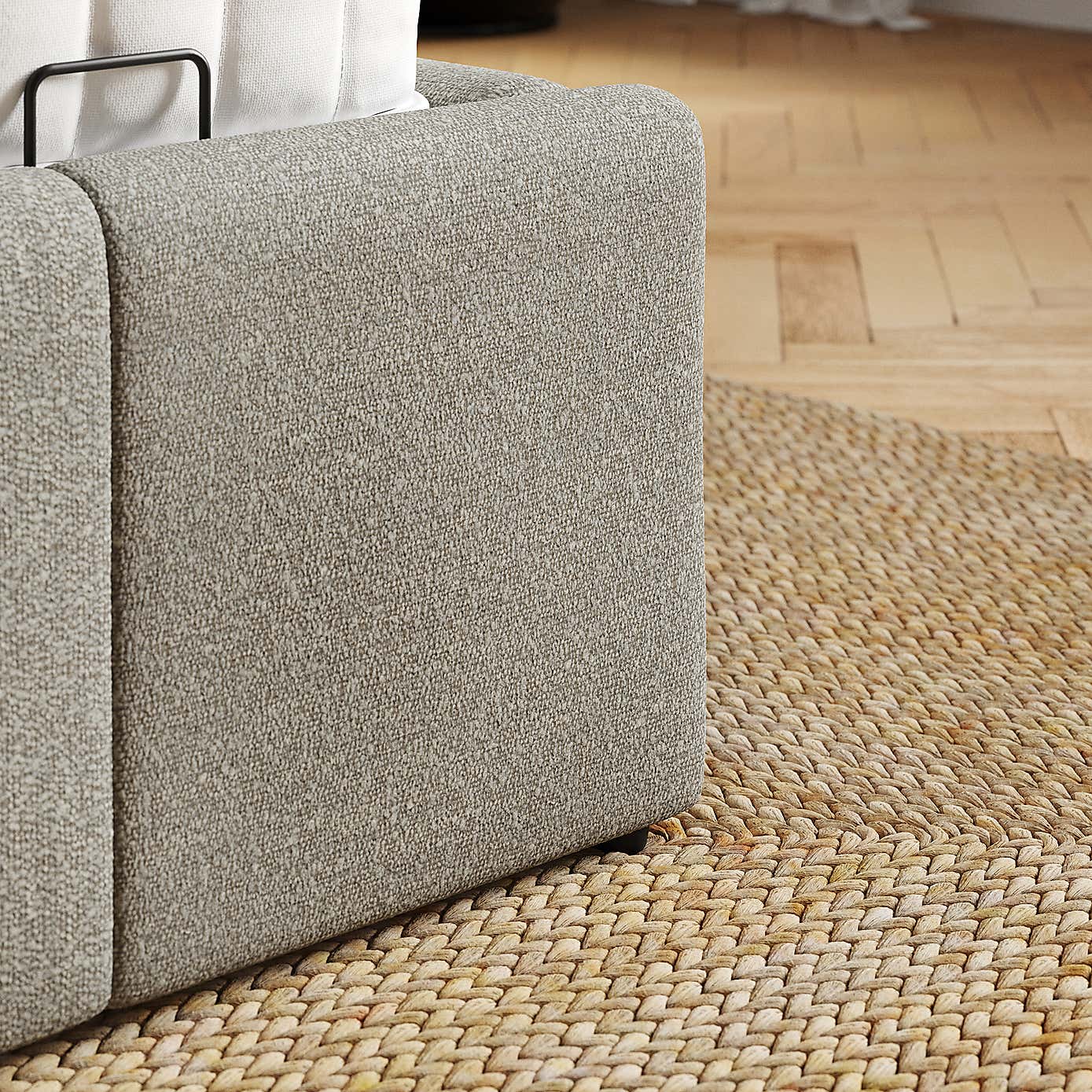 Cloud Boucle Ottoman Bed