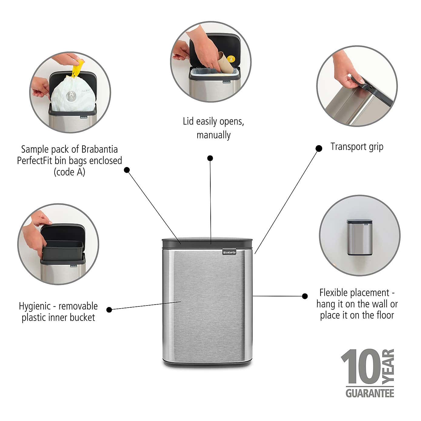 Brabantia Bo 4L Waste Bin