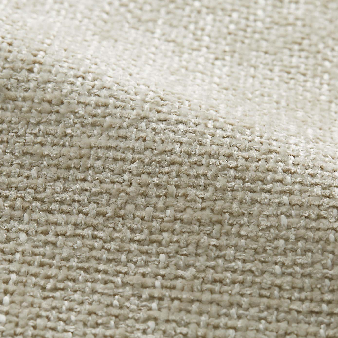 Flori Corner Chaise Sofa, Chunky Chenille