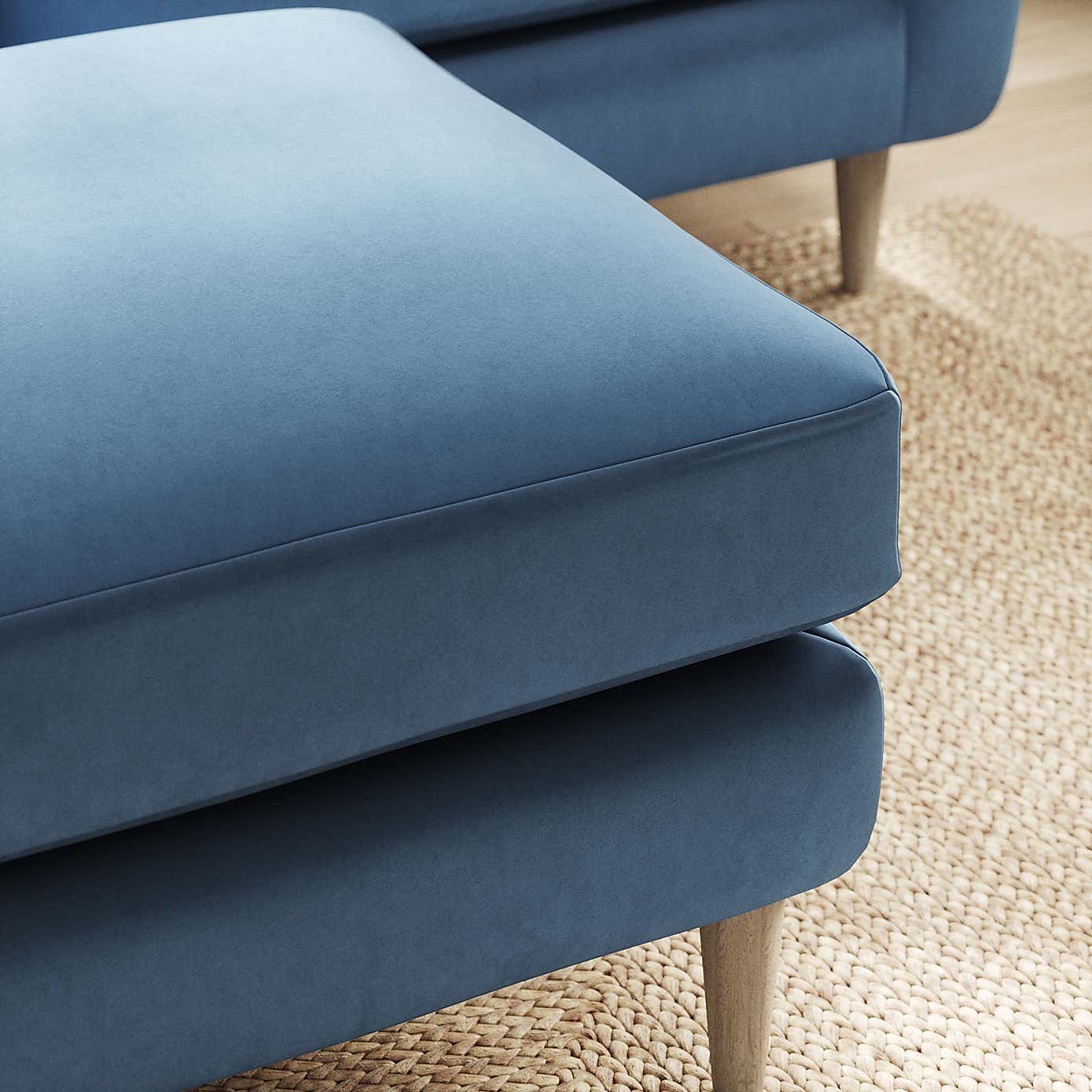 Sven Opulent Velvet Footstool