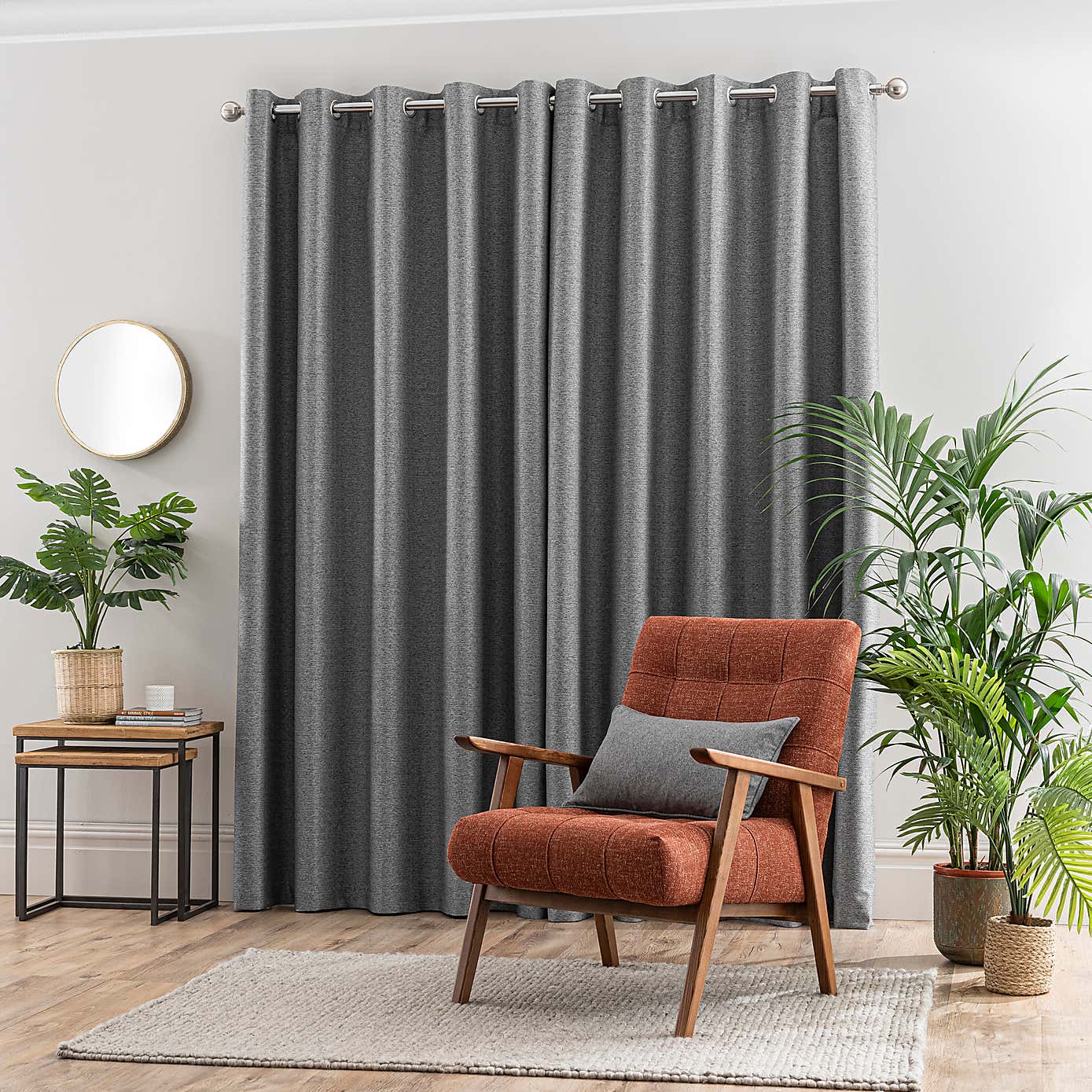 Metropolitan Blackout Eyelet Curtains