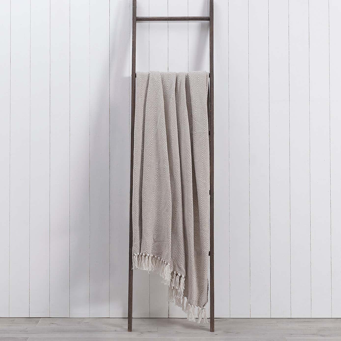 Jenson Herringbone 200cm x 200cm Throw