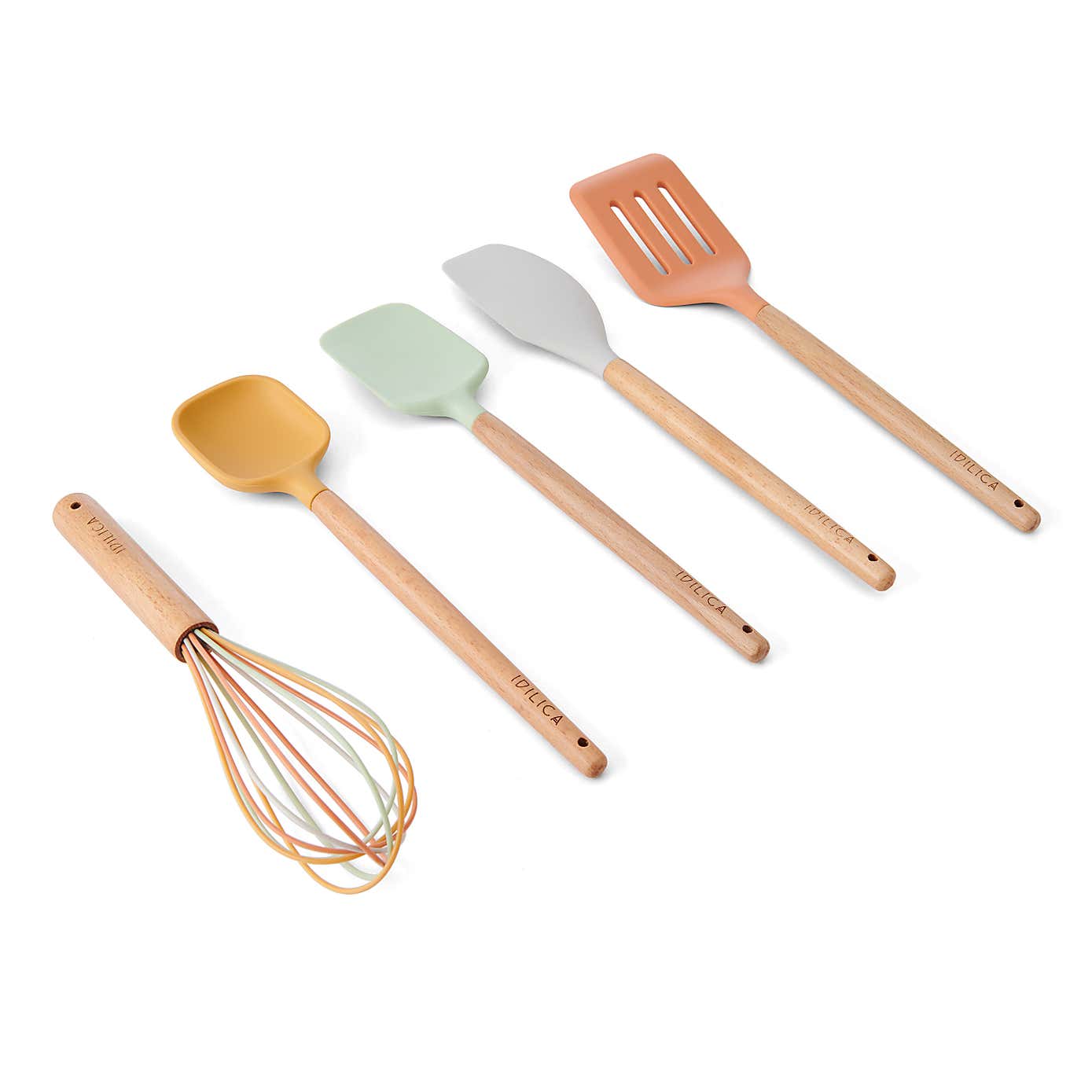 KitchenCraft Heat-Resistant Silicone Kitchen Utensil Set