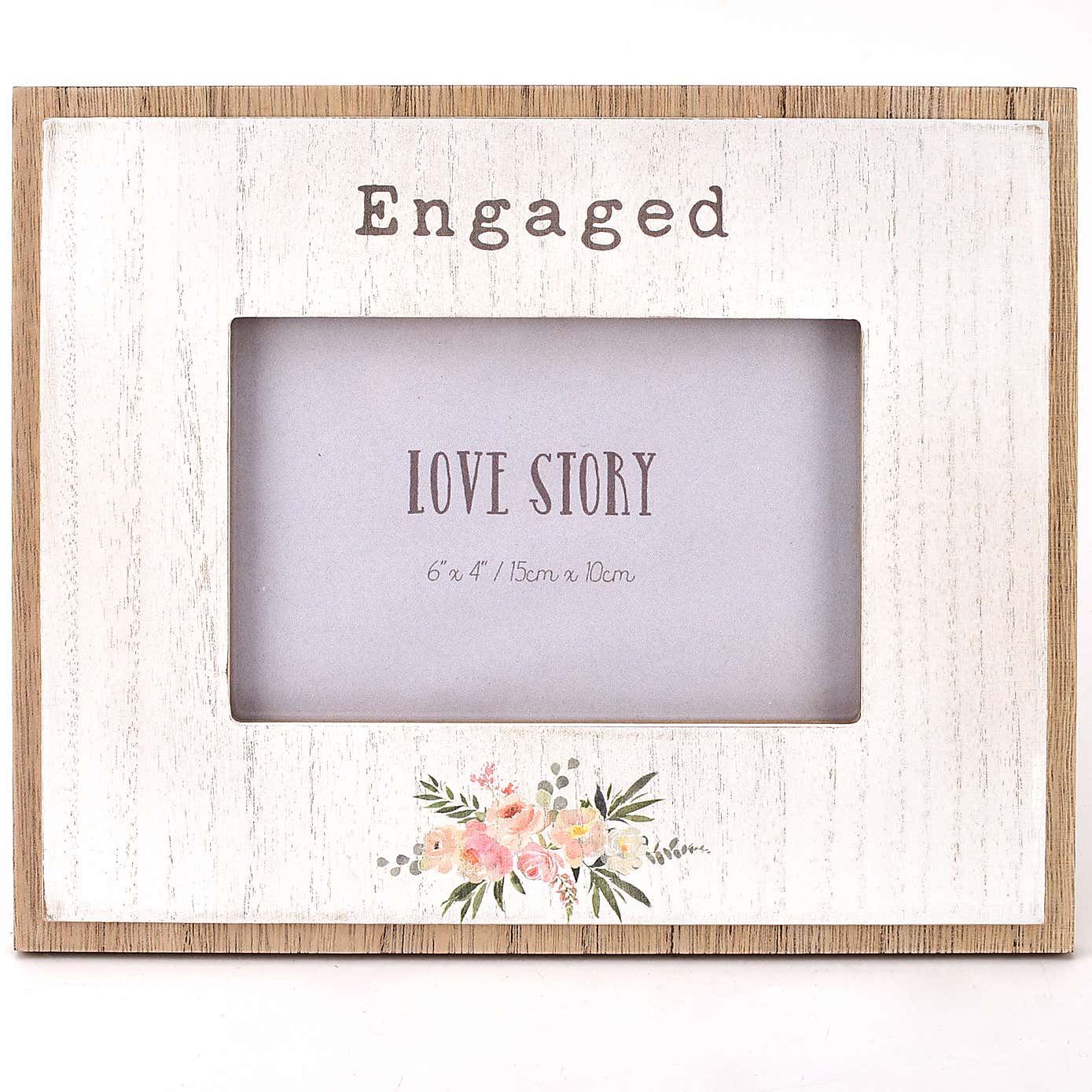 Love Story Engaged Photo Frame