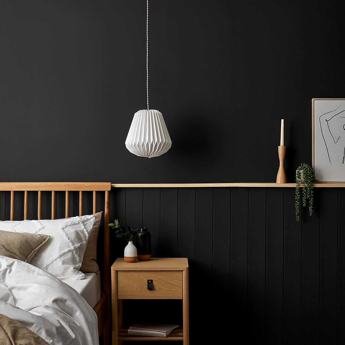 Dunelm Black Matt Emulsion Paint