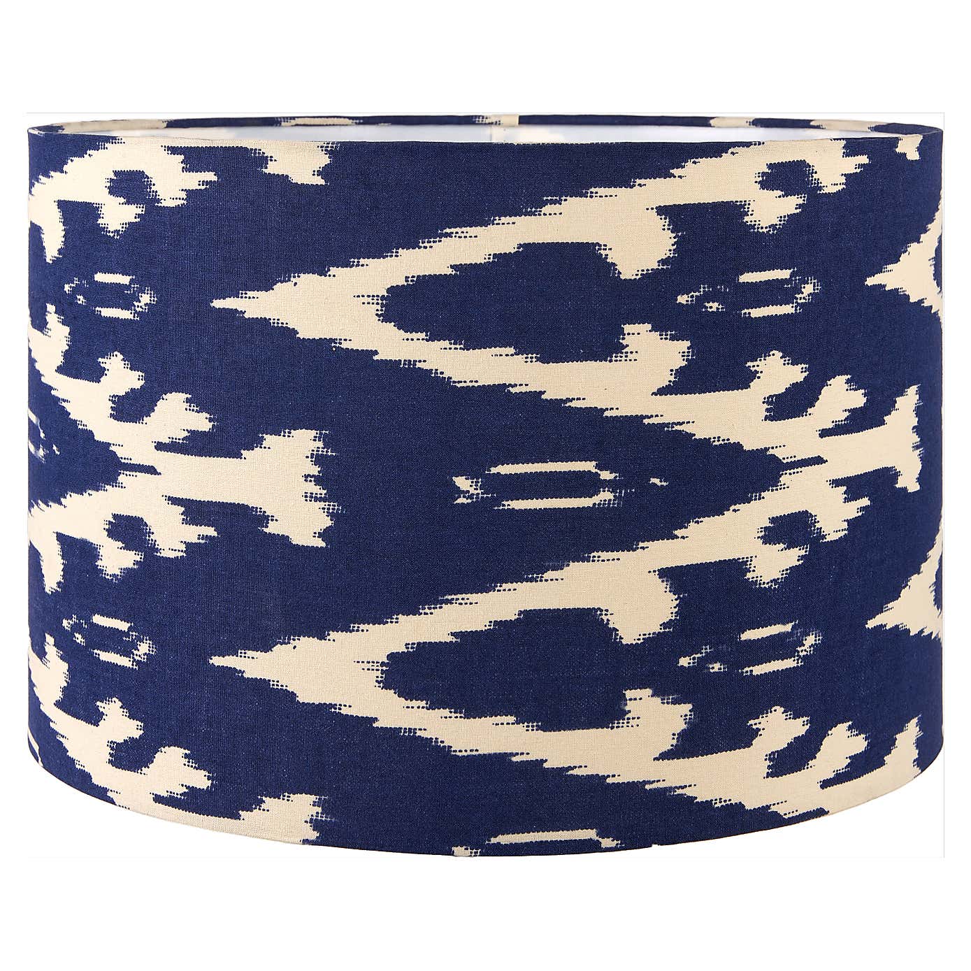 Lars Ikat Patterned Cylinder Lamp Shade