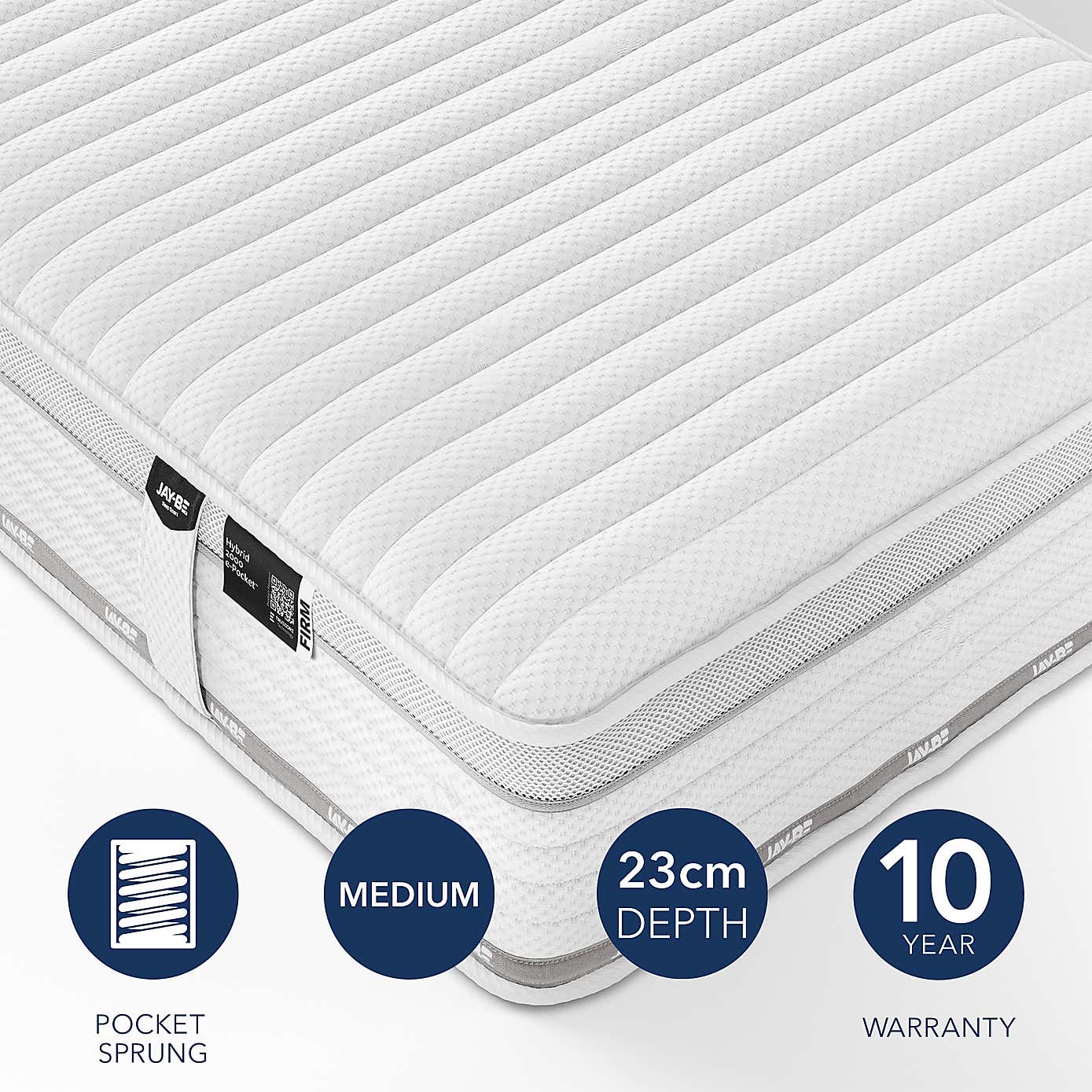 Jay-Be Firm 2000 Pocket Truecore Mattress