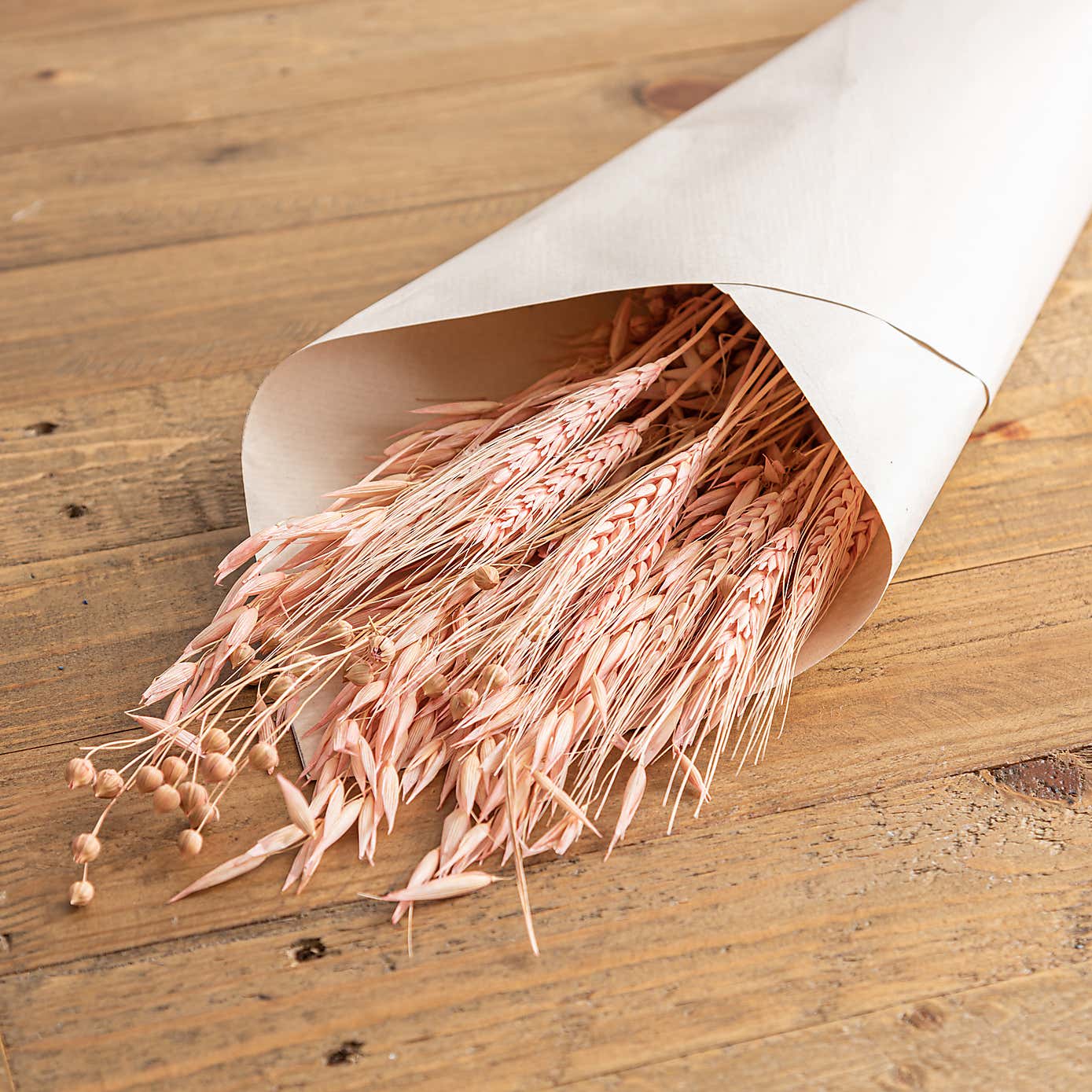 Dried Wheat and Grass Bouquet