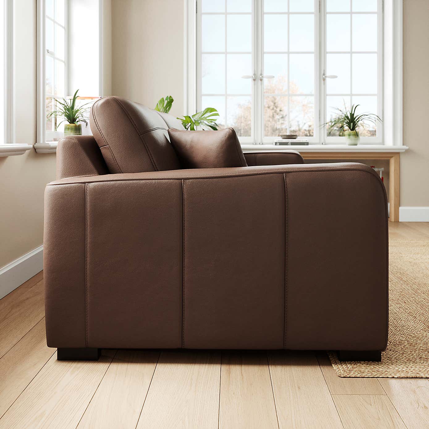 Carson Classic Leather 3 Seater Sofa