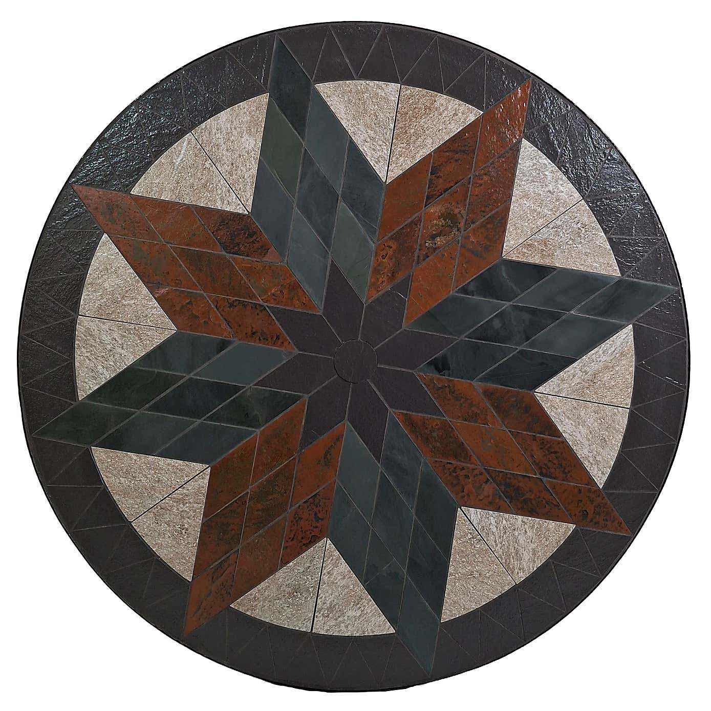 Exclusive Garden Memphis Round Coffee Table with 4 Westfield Lounge Chairs