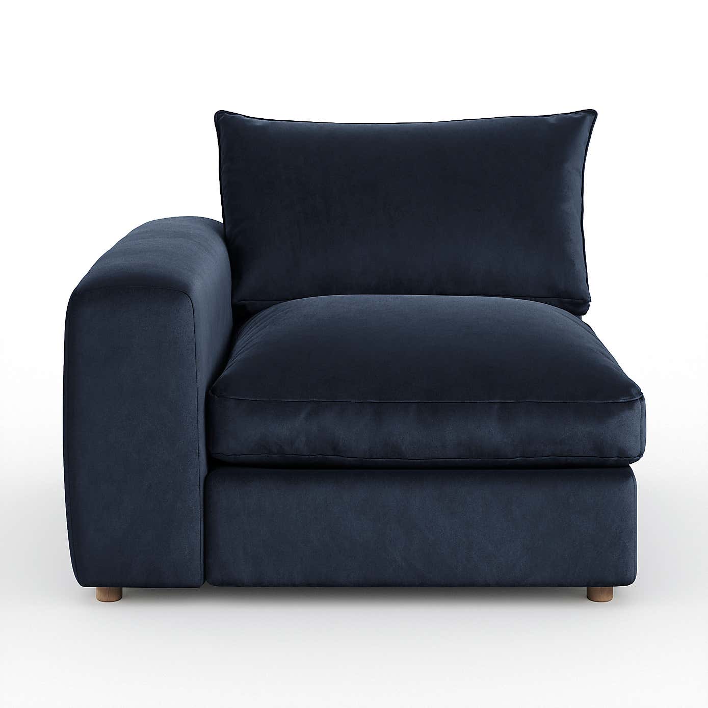 Full Circle Austin Cosy Velvet Modular Arm Corner Piece