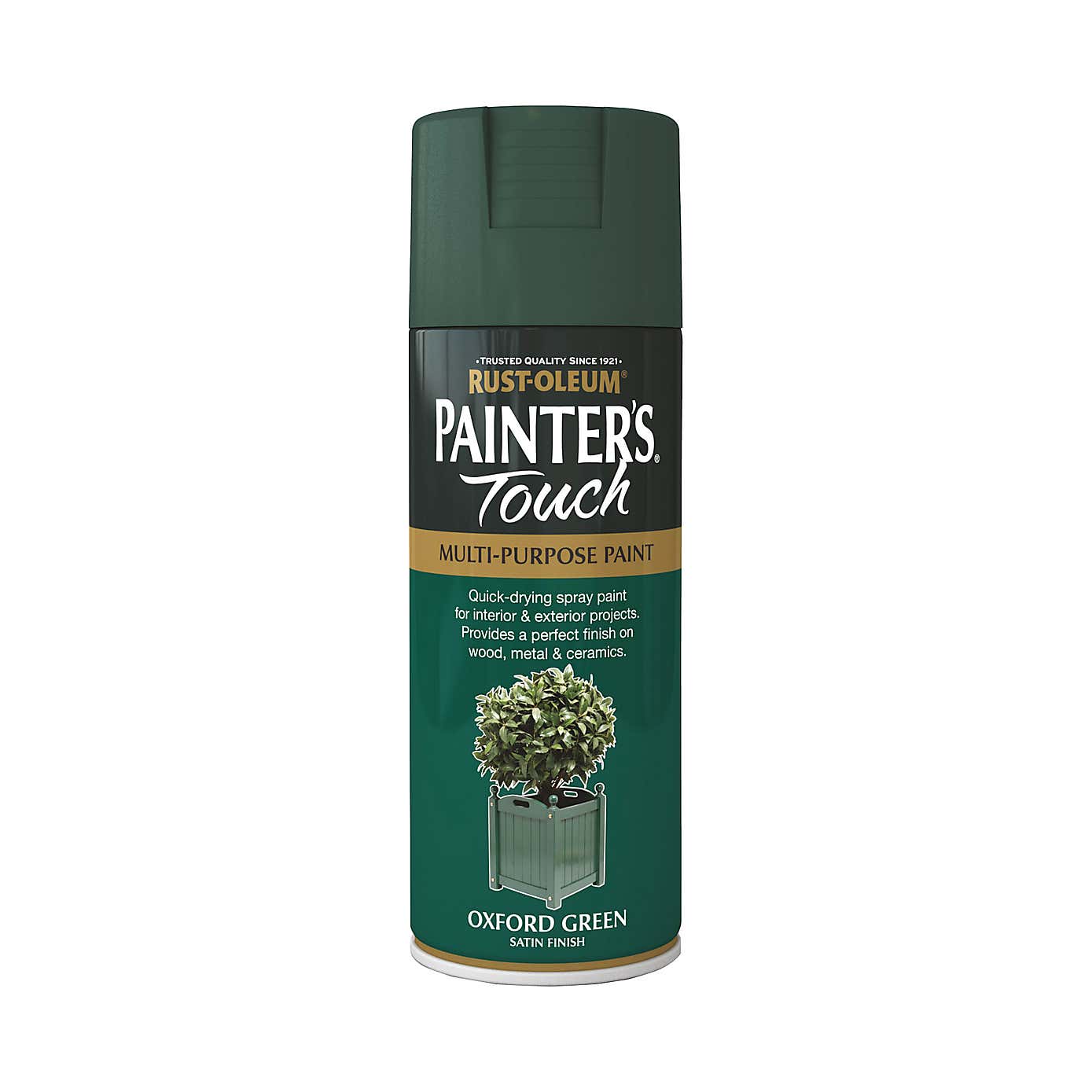 Rust-Oleum Oxford Green Satin Painter's Touch Spray Paint 400ml
