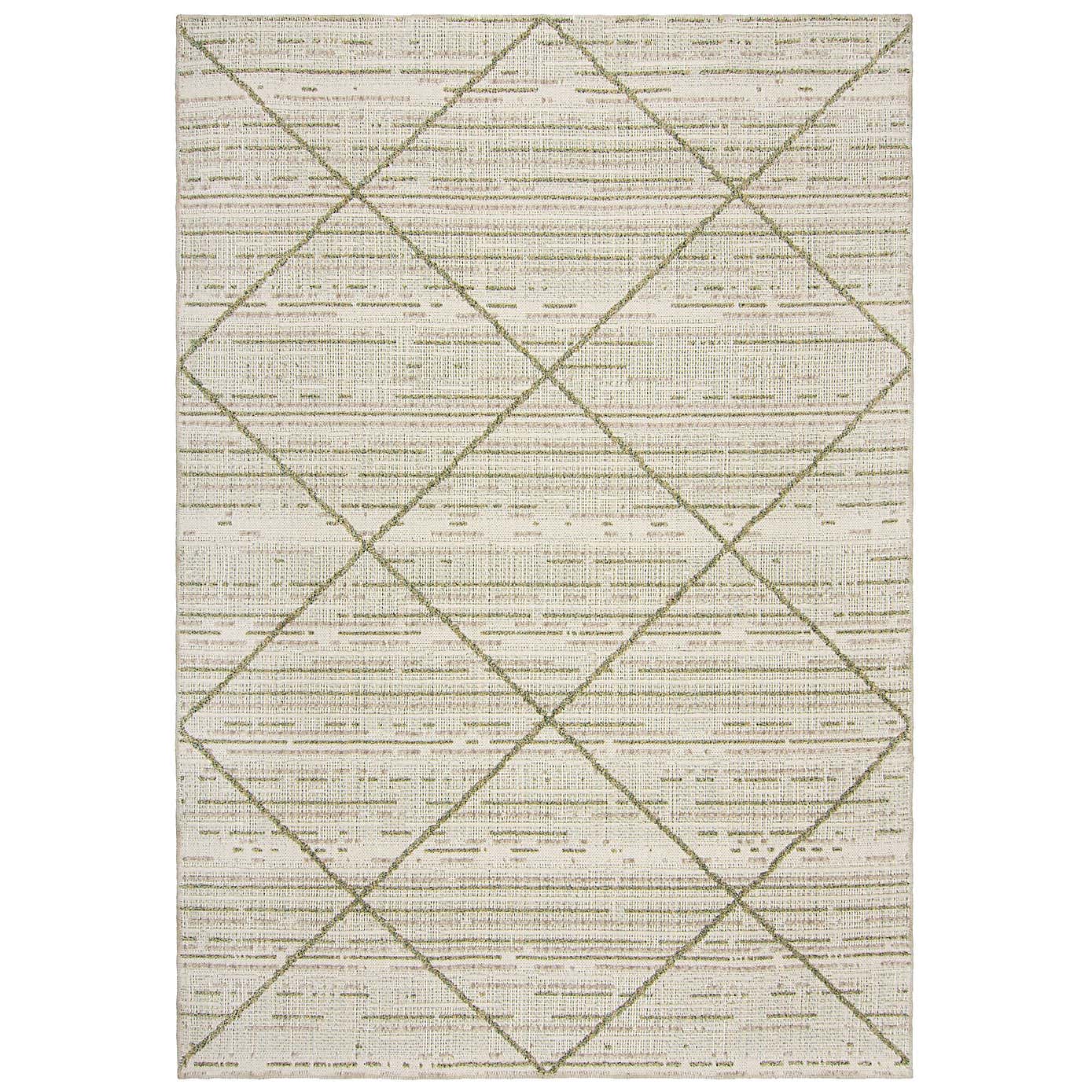 Diamond Tufted Washable Rug