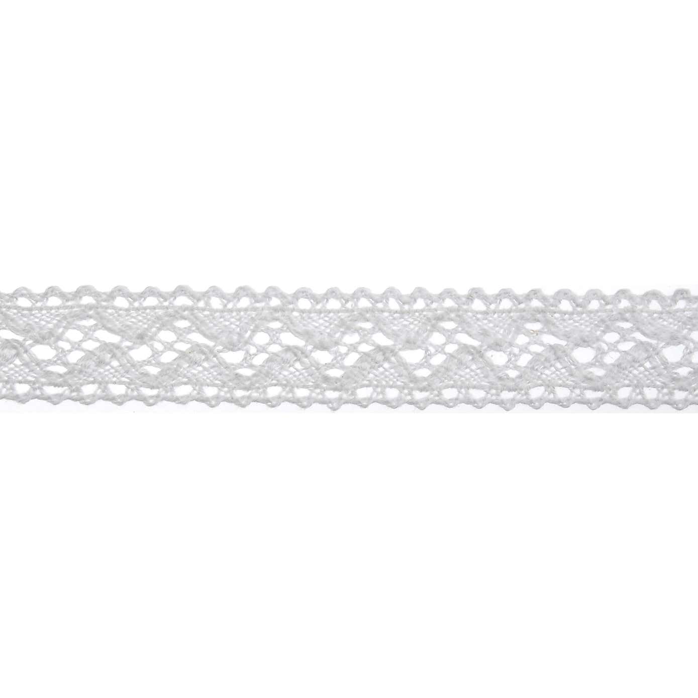 Bowtique White Lace Wave Ribbon