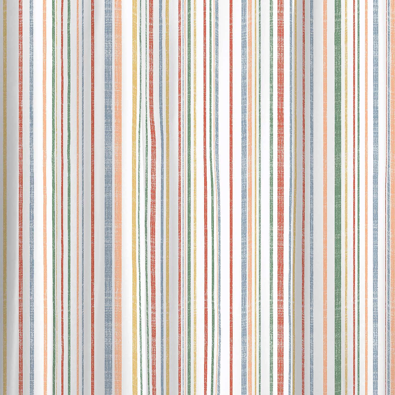 Rainbow Stripe Peached Shower Curtain