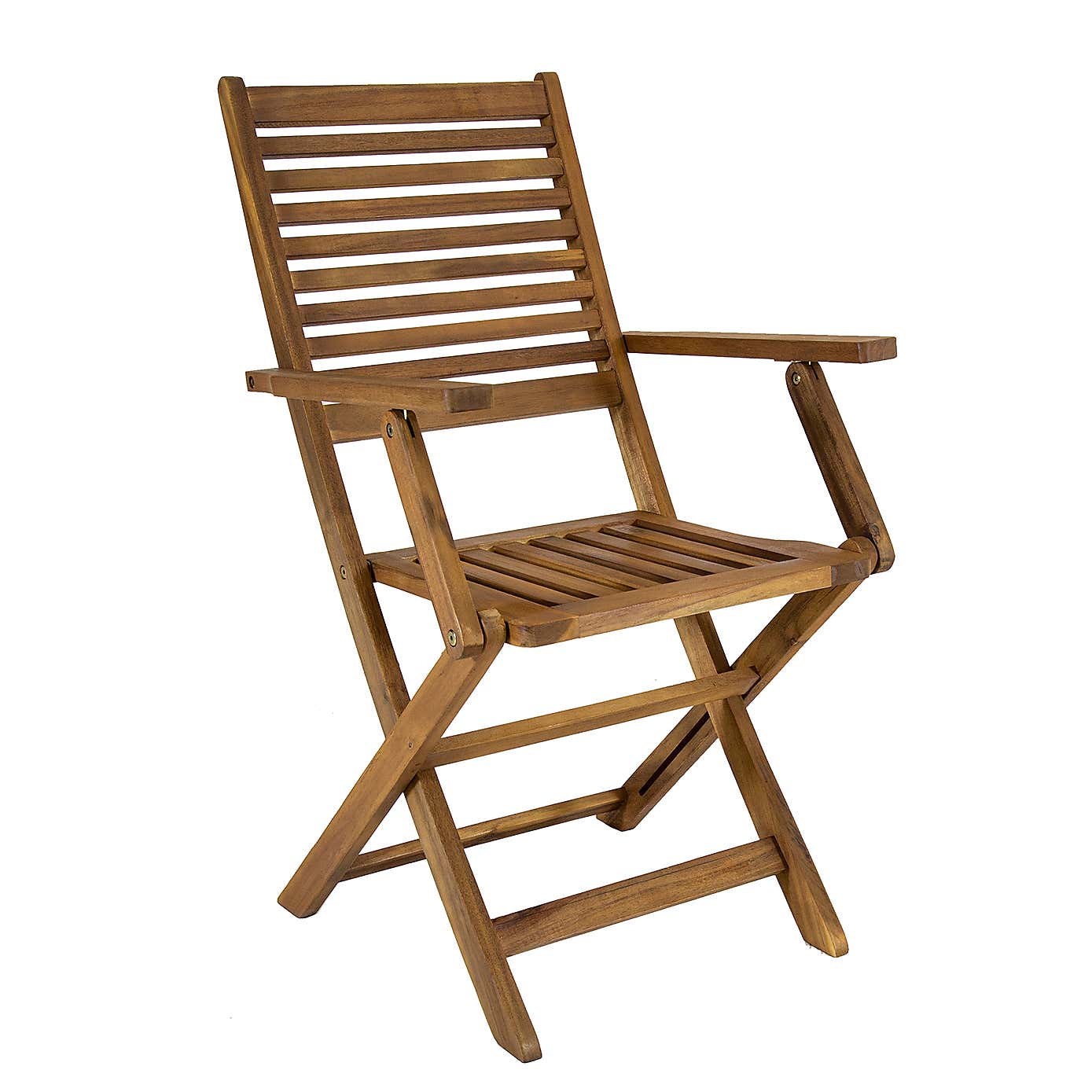 Charles Bentley Acacia 6 Seat Extendable Dining Set