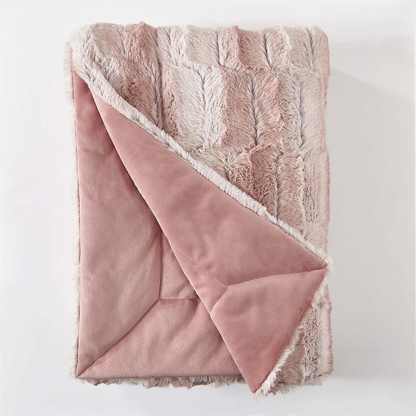 Plush Faux Fur 130cm x 180cm Throw