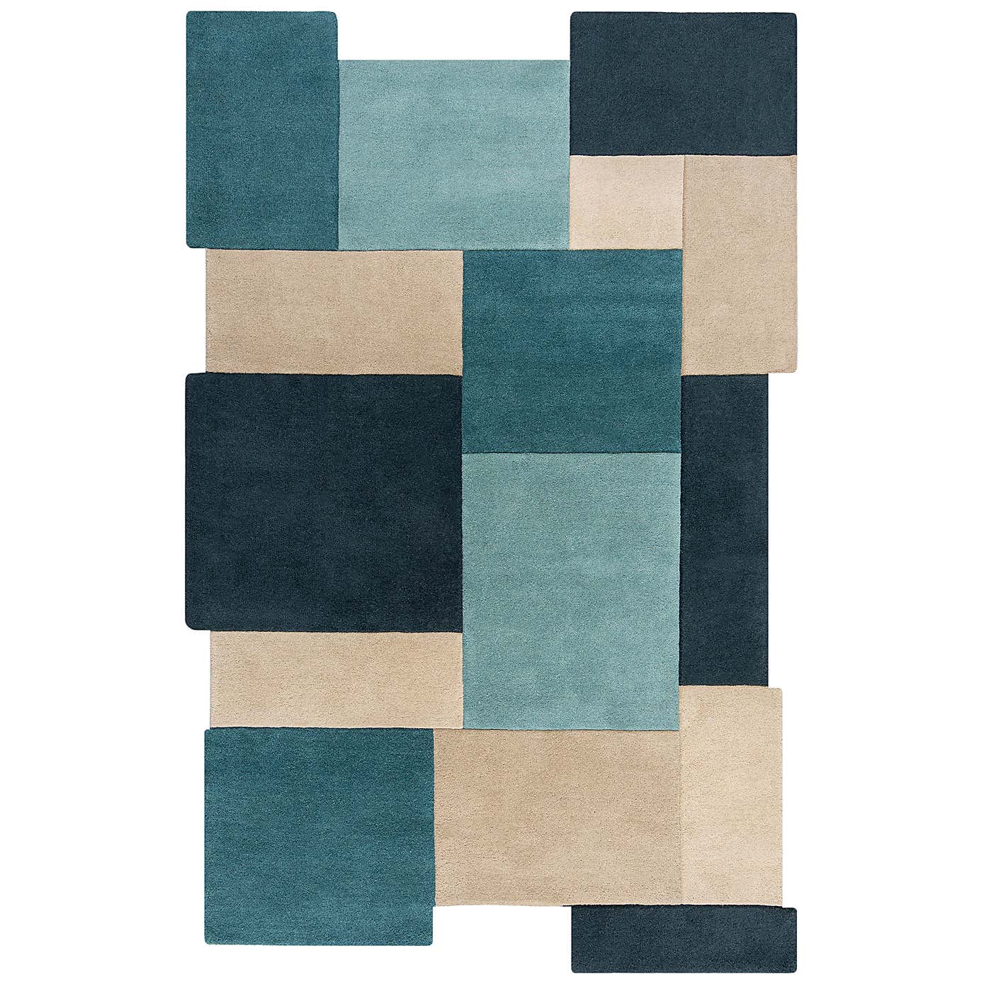 Abstract Collage Rug