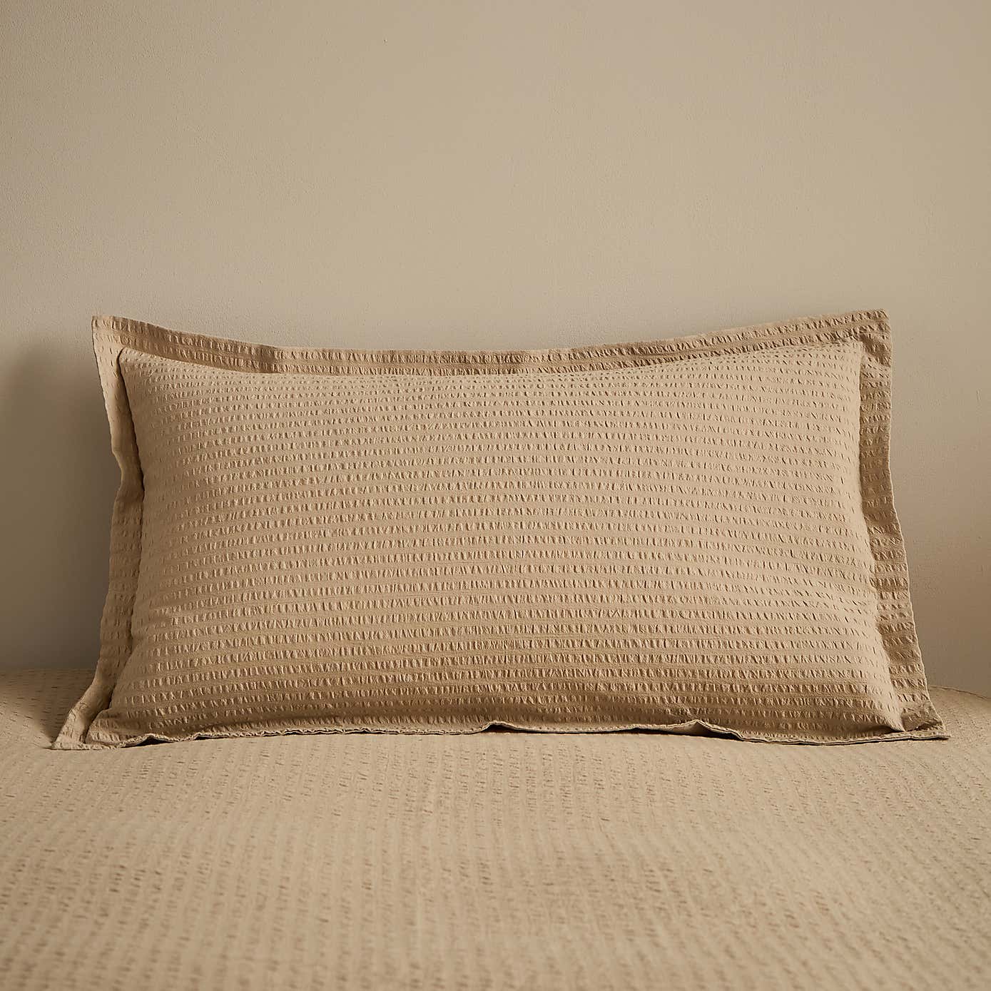 EL Seersucker Woven Cotton Oxford Pillowcase