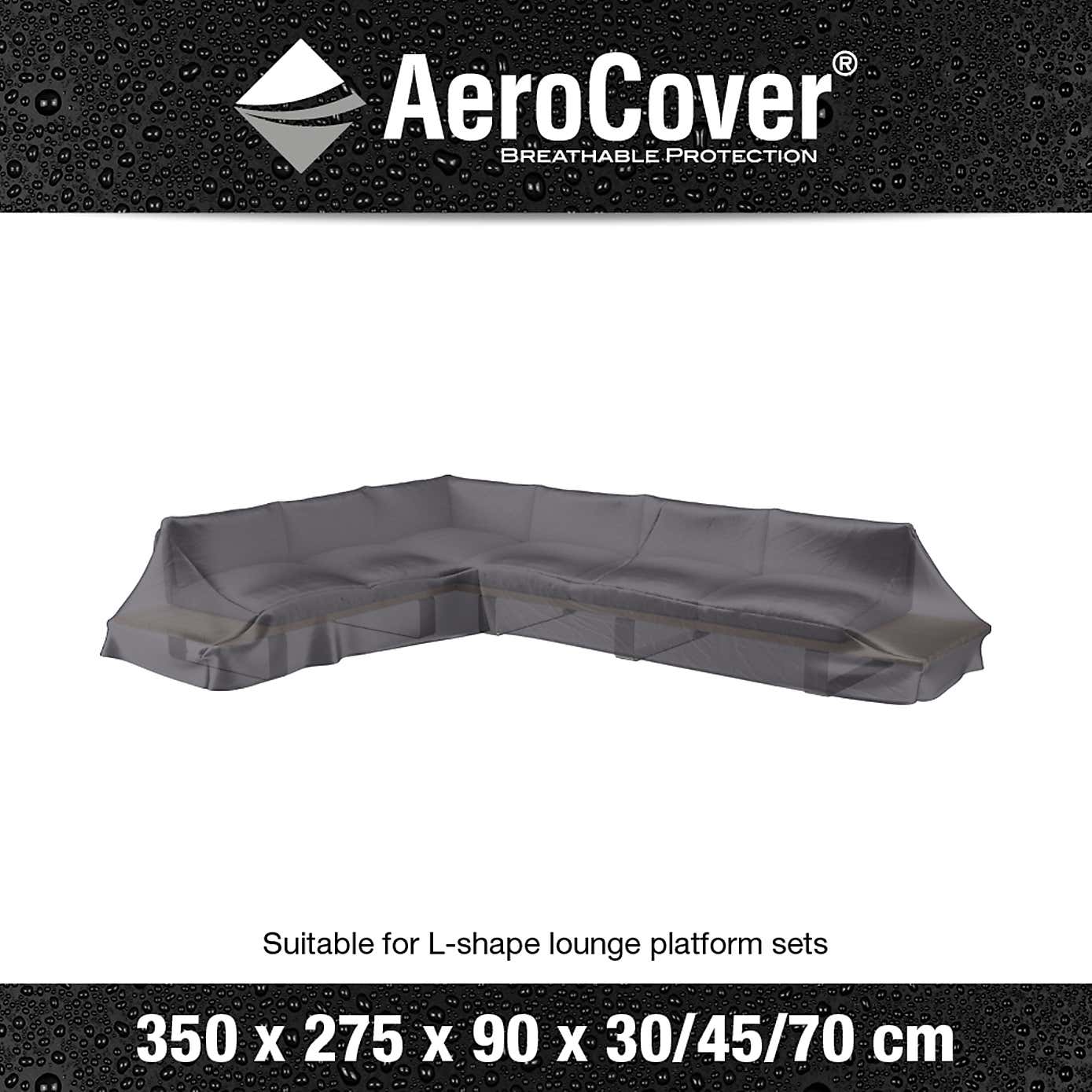 Aerocover Platform Right Hand Lounge Set Cover