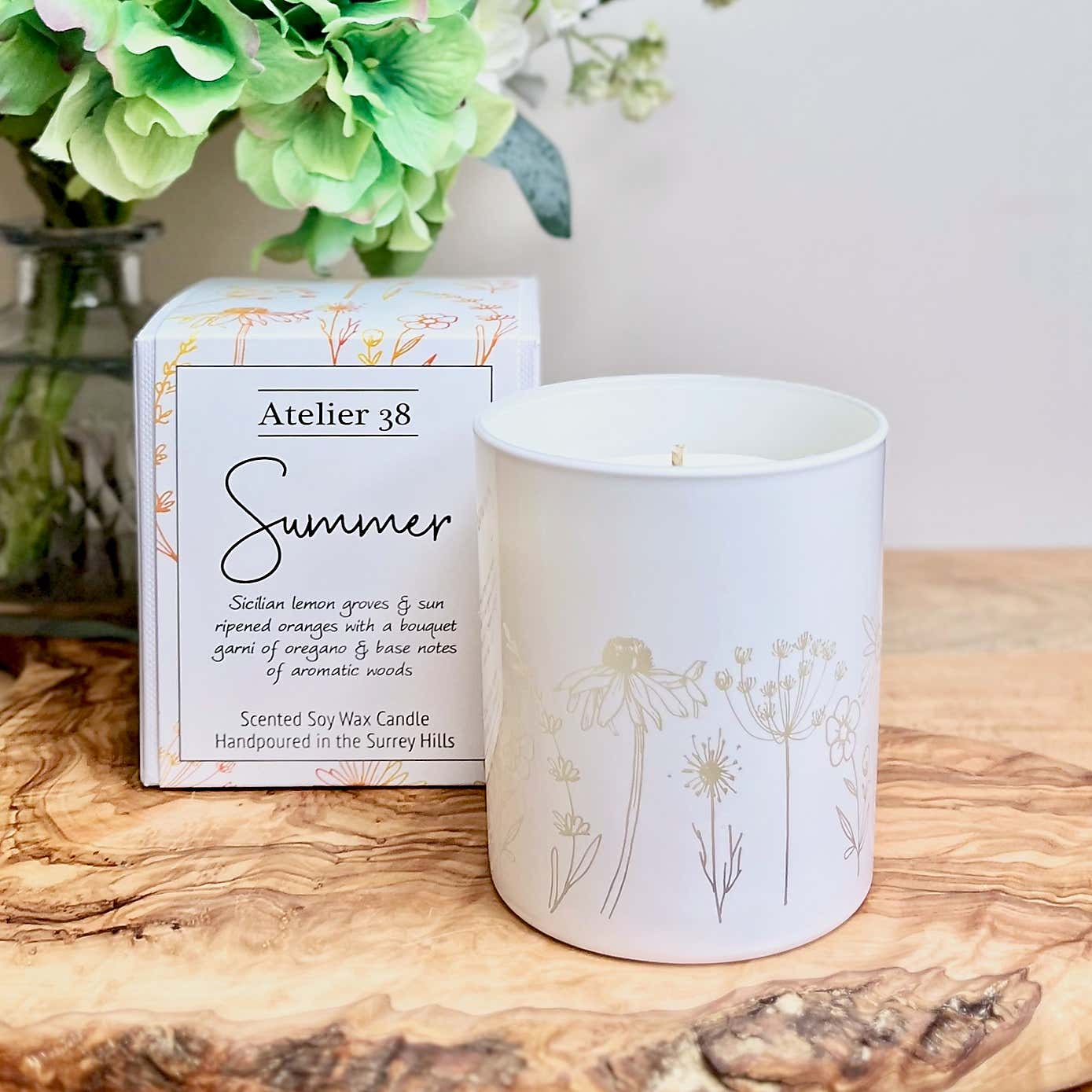 Atelier 38 Summer Engraved Candle