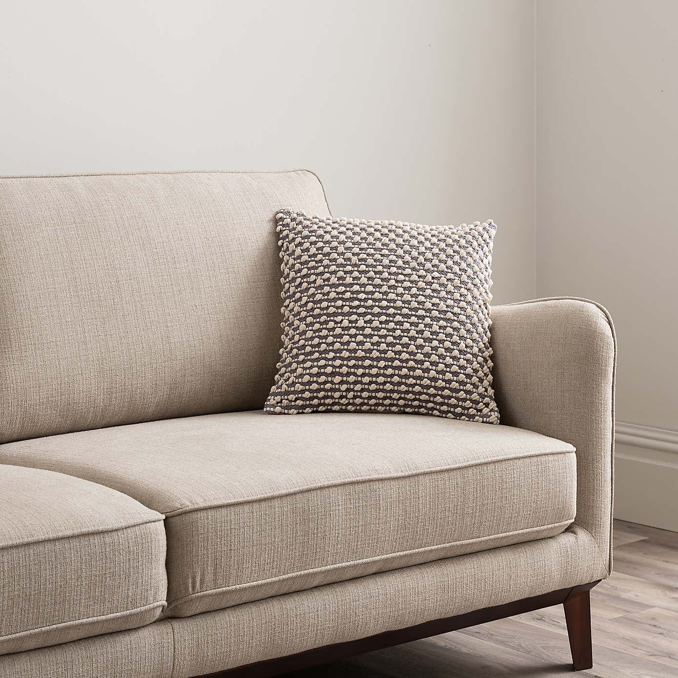 Jersey Bobble Square Cushion